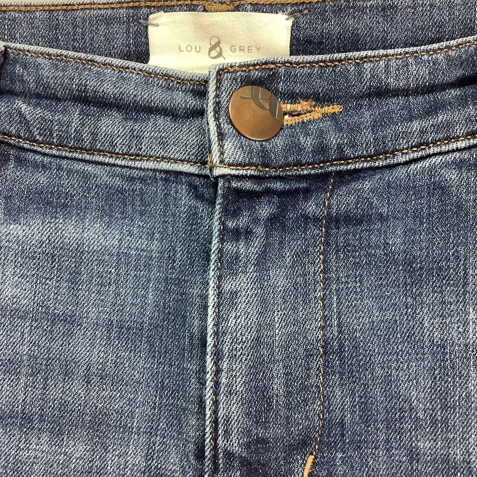 Pantalones de mezclilla Lou & Grey para mujer talla 28 (medidas 32 x 28) holgados ajustados elásticos Foto 2 de 4