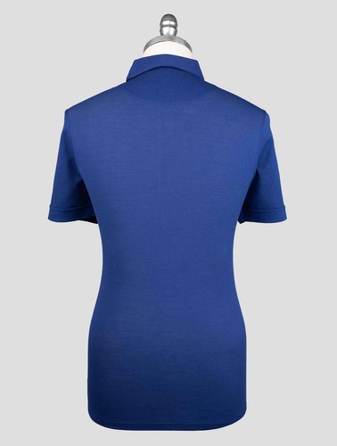 NUEVO POLO KITON ALGODÓN AZUL MEDIA CREMALLERA KMZ30 EU 54 - US 44 - XL KMZ30 - Imagen 4 de 6