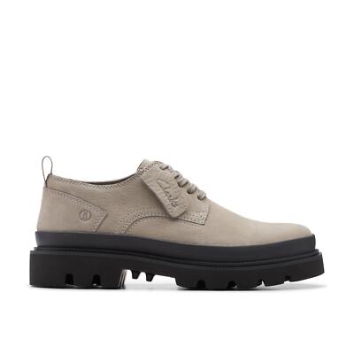 Clarks Mens Badell Lace Grey Leather Dress Oxford Shoes | eBay