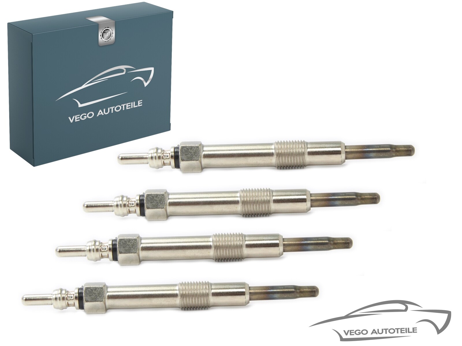4X ORIGINAL VEGO GLOW PLUG For Alfa Romeo Fiat Punto Lancia Opel Astra H Saab