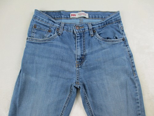 Levis 511 Pants Girls 16 Reg Blue Performance Slim Stretch Denim Youth Kids* - Picture 3 of 16