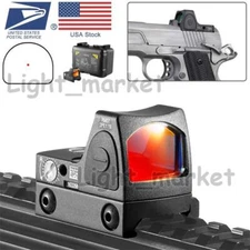 Red Dot Tactical RMR Reflex Sight Scope for Pistol Glock 17 19 W/20mm Mount Mini
