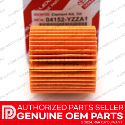 SET OF 3] GENUINE Lexus Toyota OEM Oil Filters YZZA1 W/ Drain Plug