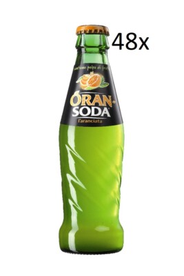 48x Oransoda Campari Group Orange Soda Orangensaftgetränk Glasflasche 200ml