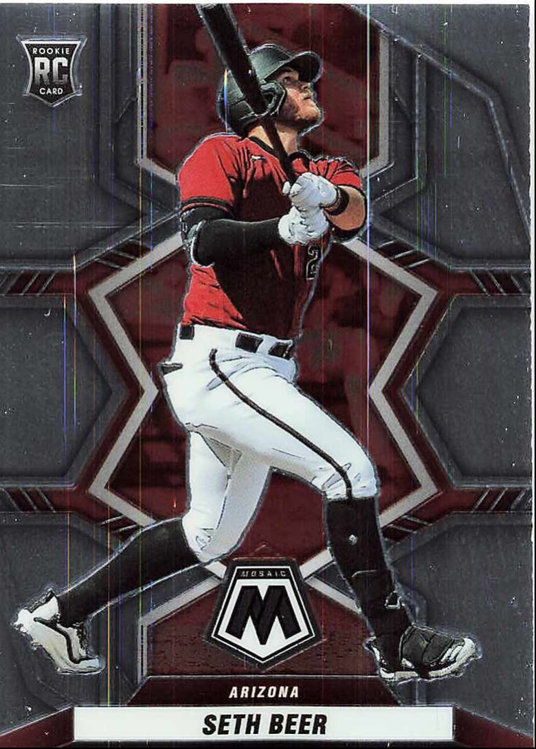 2022 Panini Mosaic Baseball Seth Beer Rookie #201 (RC) 