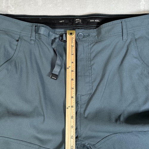 Prana Men Pants Straight Leg Slim Fit Pockets Adjustable Waist Size 42 W 30 - Picture 4 of 12