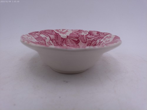 Vintage Pink Victorian Chintz Soap Dish by Burgess and Leigh, Staffordshire, Eng - Picture 8 of 9