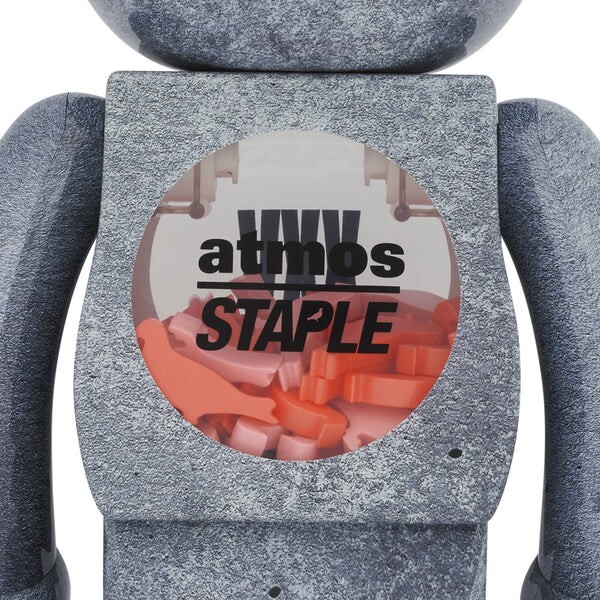 BE@RBRICK atmos x STAPLE TYPE-5 1000% Rare Medicom BearBrick BE@RBRICK atmos x STAPLE TYPE-5 1000% Rare Medicom BearBrick