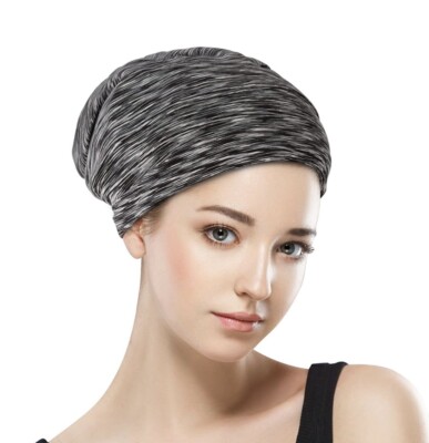 Silky Satin Lined Bonnet Sleep Cap Adjustable Stay On All Night Hair Wrap Cover Amazon.com: Silk Satin Lined Bonnet Sleep Cap - Adjustable  main image 2