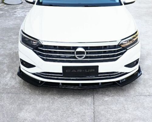 Glossy black Front Bumper Lip Spoiler Splitter 3pcs For  Jetta Mk7 2019-2021 - Picture 3 of 12