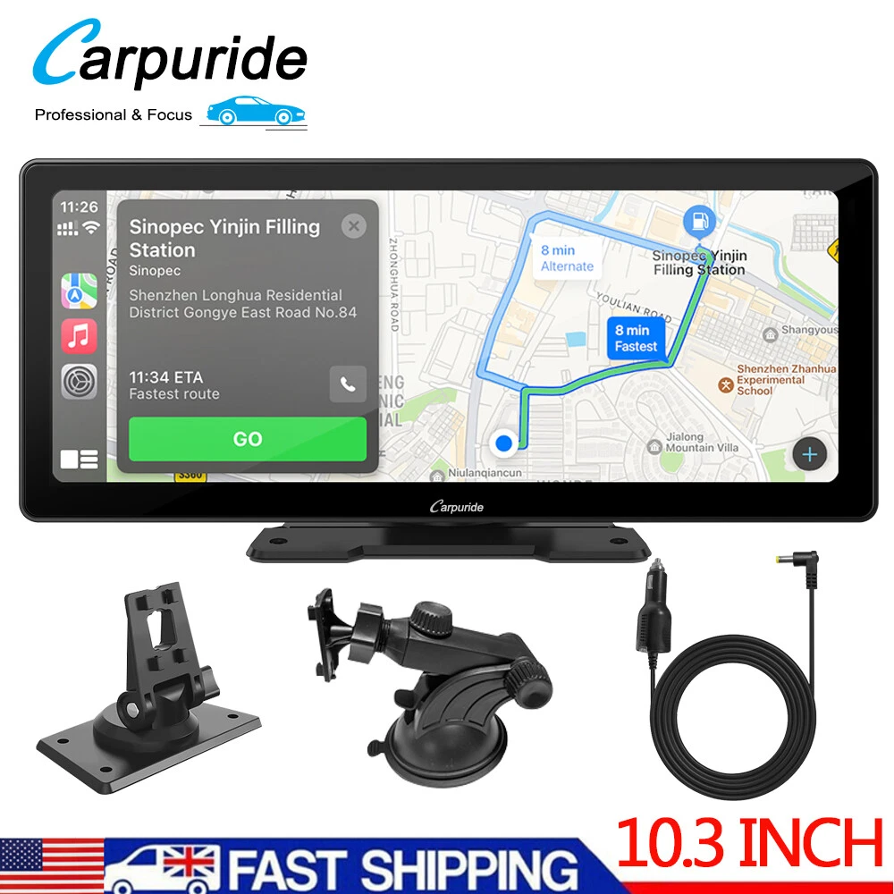 Carpuride W103 Portable Radio Car Stereo Wireless Apple Carplay