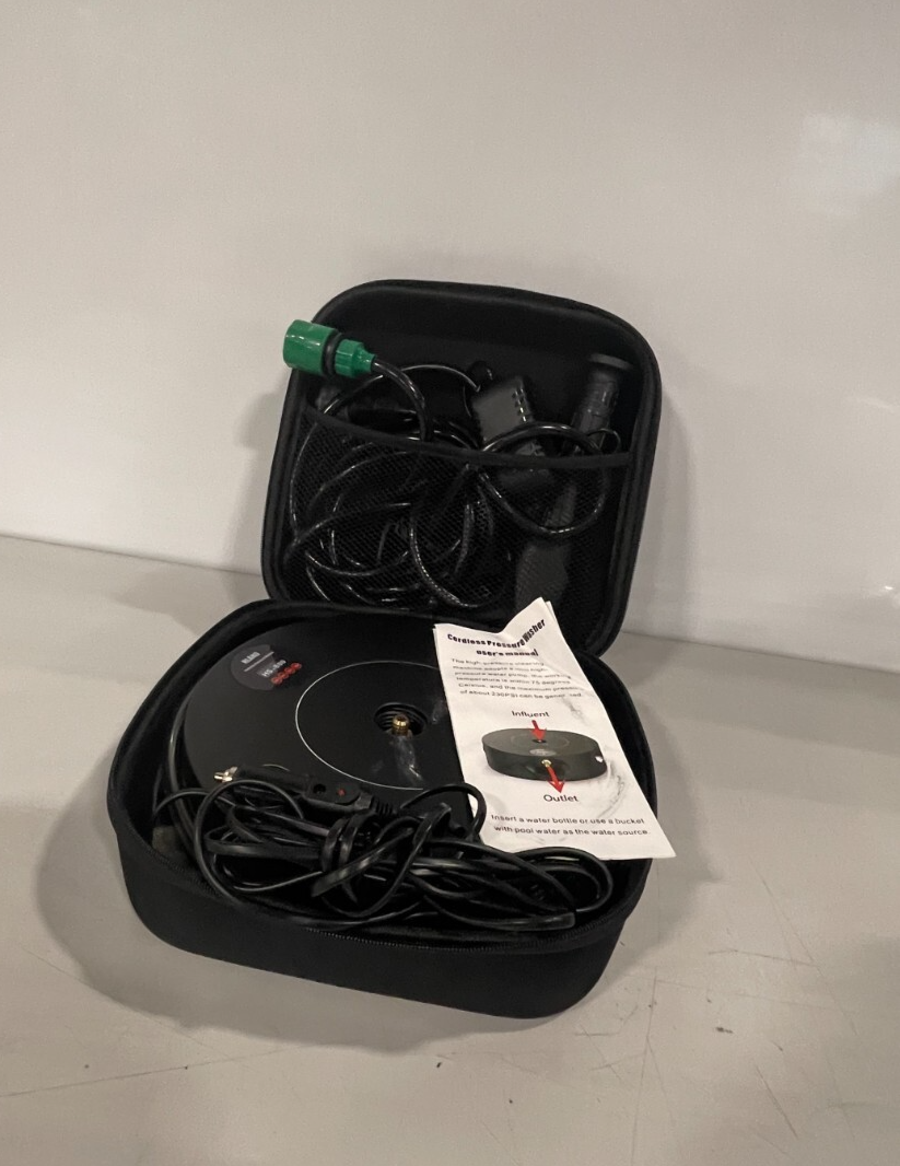 HLAND Cordless Portable Pressure Washer User Manual Guide