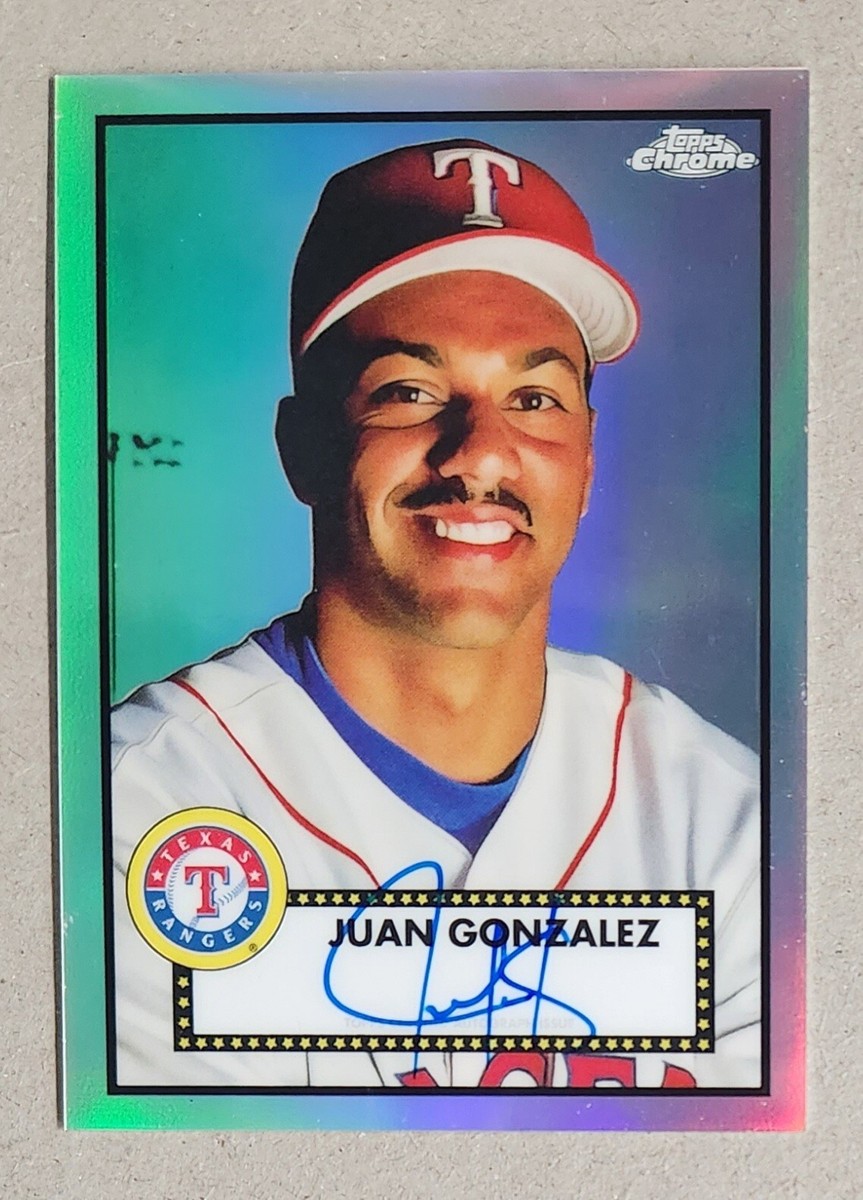 専用チケット 2021 Topps Chrome Platinum Anniversary Juan Gonzalez Authentic