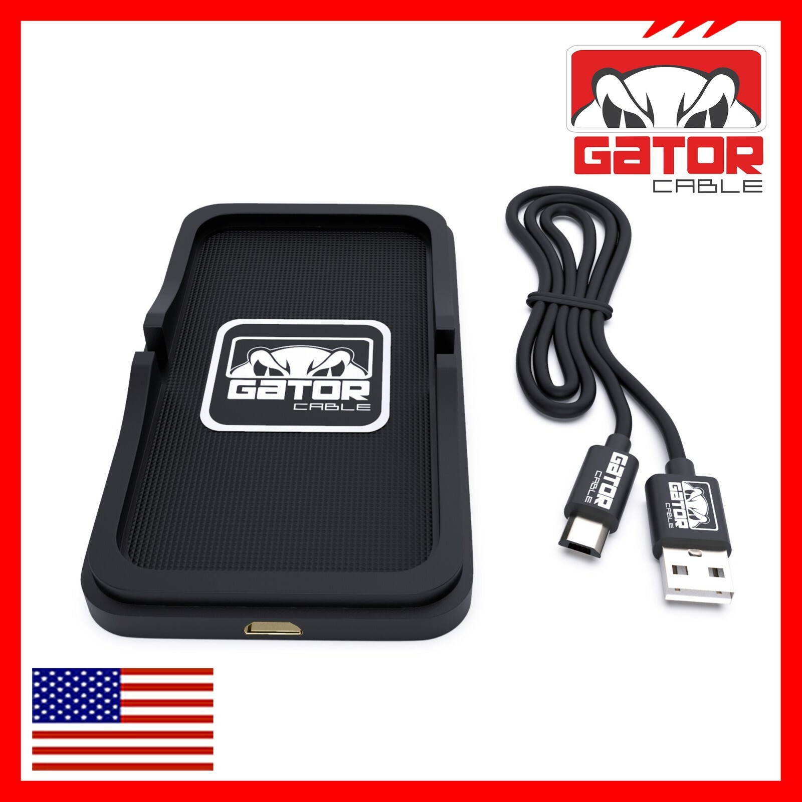 Car Wireless Phone Charger Pad Fast Charge Mat 10W for iPhone Samsung