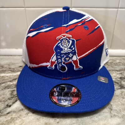 New England Patriots New Era Trucker 9FIFTY Snapback Hat Men's Retro NFL Cap NWT