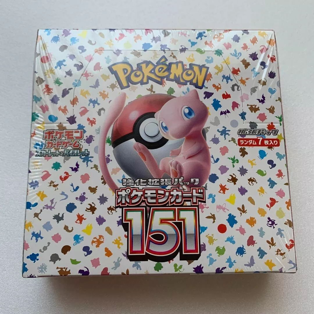 Pokemon Card 151 sv2a Booster Box Japanese Scarlet & Violet with shrink