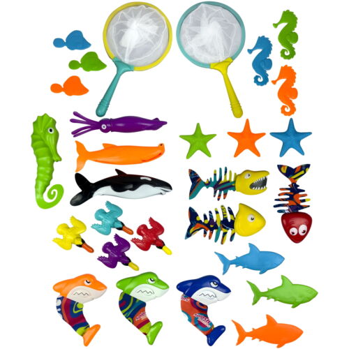 Pool Party Dive Play Pack 28 Piece Underwater Diving Toys Set