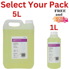 QTX Non Toxic Standard Yellow Fog Fluid For Smoke Machines 1L/5L Discos, Parties