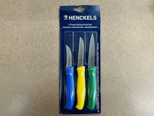 J.A. Henckels International 3 Piece Paring Knife Set New - Peeling, Vegetable