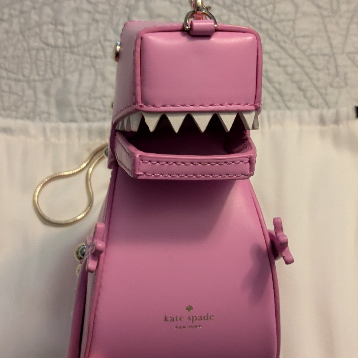 Kate spade new york | ケイトスペード| dinosaur Kate Spade New York Dinosaur T-Rex Shaped Crossbody Bag Pink Gold