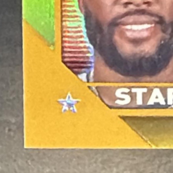 2023 Topps Chrome Update Starling Marte #AC-STM Auto Gold Refractor 34/50 Mets view 4