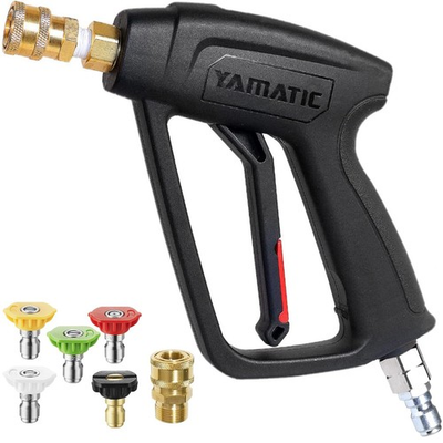 #ad #ad Short Pressure Washer with Stainless Steel Swivel 3 8quot; Quick Connector Power... $62.13