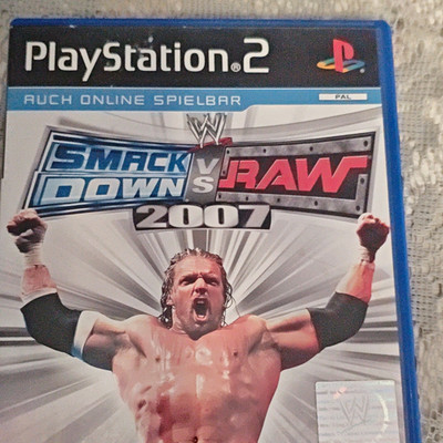 THQ WWE SmackDown vs. Raw 2007   PS2 PAL, USK 16, Handbuch, Online
