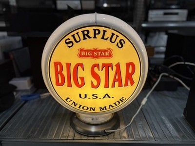 Big Star Jeans Leuchtreklame Licht Lampe USA