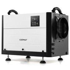 124 Pint Crawl Space Dehumidifier w/3 Modes 24H Timer Drain Hose Auto Defrost