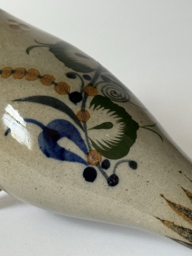 Figura Paloma Pájaro Cerámica Tonala De Colección - Arte Popular Mexicano Pintado a Mano - Imagen 8 de 14