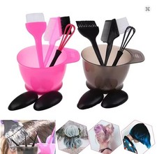 1x-5Pcs Set Hair Coloring Brush Bowl Kit-Professional Salon Bleaching Dye Mixing