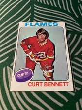 1975-76 Topps - Curt Bennett #8 - FREE SHIPPING