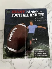 Island Genius Giant Inflatable Football & Tee Inflatable Football Decorations...