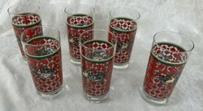 6 Vintage Mortals Royal Hunt Glasses