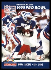 Barry Sanders 1990 Pro Set #413 Lions NFL READ FREE SHIPPING AutographDen