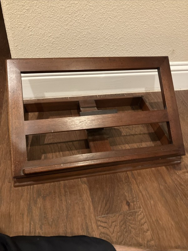Mid Century Drexel Heritage Adjustable Wood Table Top Book Stand