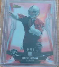 2014 Topps Finest - Derek Carr #122 Red Refractor /50 (RC)