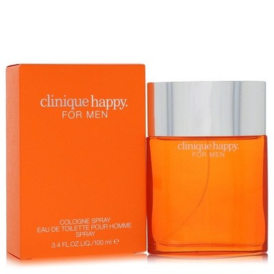 Happy by Clinique Cologne Spray 3.4 oz For Men New In Box