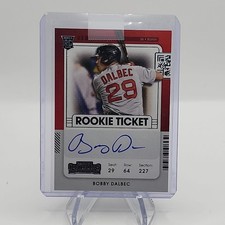 2021 Panini Contenders Rookie Ticket  A   Bobby Dalbec #106 Auto 
