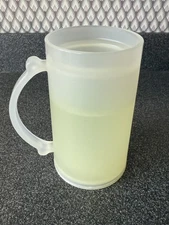 1 6" Freezer Frosty Mug Cold Beer Stein Chilled Frozen Drink Cup Awesome Clean