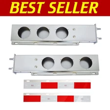 Durable Stainless Steel Mud Flap Hanger with Reflective Plate for Cars/SUVs