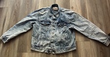 Roebucks Sears Vintage Made In The USA Mens Western Wear Jean Jacket Size Large