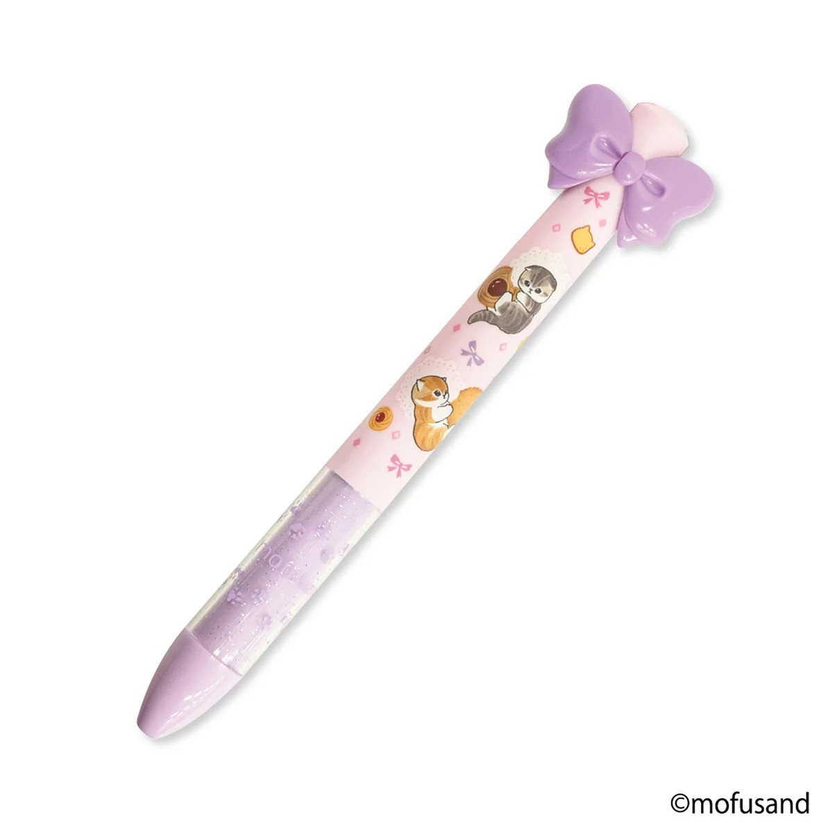 Mofusand × Hibiya Kadan Ribbon Ballpoint Pen Cookie Nyan Cat 2026 From Japan New