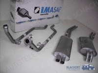Imasaf Auspuffanlage Komplett für Mercedes SLC Coupe 350 + 450 | Rohrset+Msd+Esd
