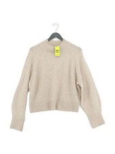& Other Stories Women's Jumper M Tan Wool