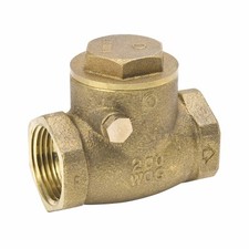 Threaded Swing Check Valve, Lead-Free Brass, 150 PSI, 2 In. - 101-008NL