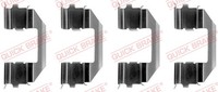 1X Quick Brake 109-1258 ZubehöRsatz Scheibenbremsbelag FüR Rover Honda