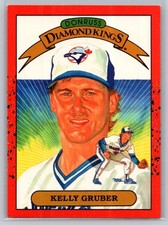 1990 Donruss Baseball #12 Kelly Gruber - VG - Toronto Blue Jays