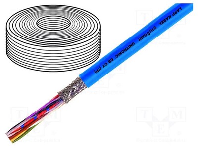 PVC Leitungen UNITRONIC EB CY (TP) hellblau