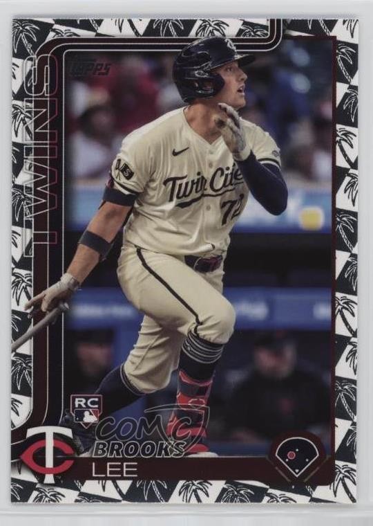 2025 Topps Series 1 Spring Training Brooks Lee #317 hr9